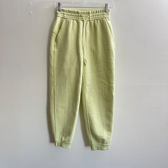 LULULEMON SCUBA HIGH-RISE JOGGER Lime ‎ Size US 2 - Picture 1 of 5